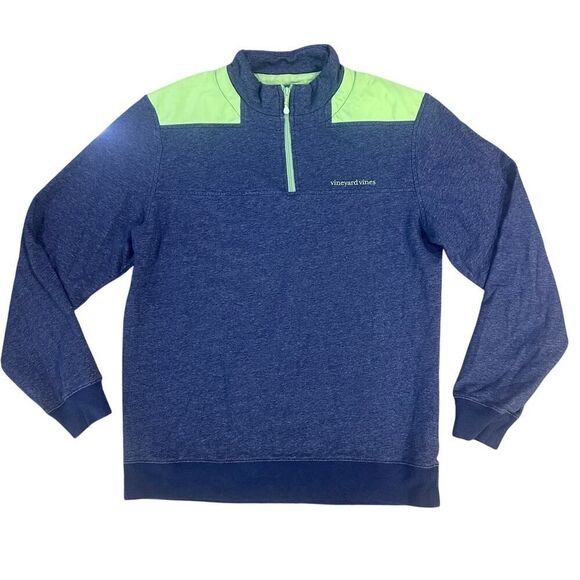 Vineyard Vines Performance Shep Shirt Quarter Zip Sweater Men’s Size Medium - Picture 1 of 11